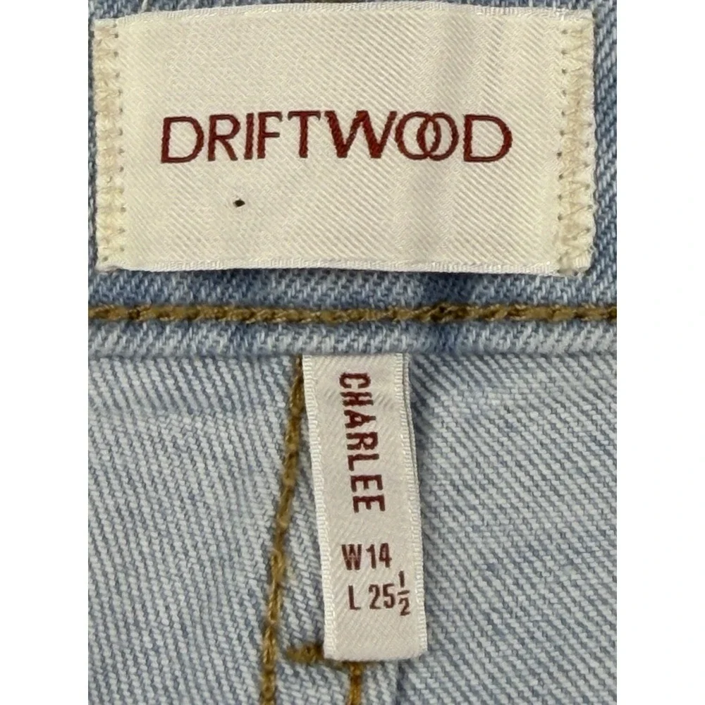 NWT Driftwood Charlee Daisy Embroidered Cropped Jeans Women's 14 Floral Boho